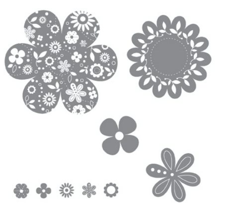Stampin Up Printed Petals Stamp Set